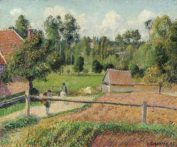Camille Pissarro View from the Artist's Window oil painting image
